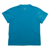 ADIDAS Womens T-Shirt Blue S