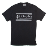 COLUMBIA Mens T-Shirt Black S