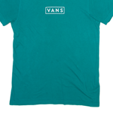 VANS Custom Fit Mens T-Shirt Green S