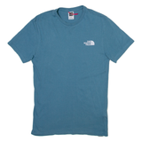 THE NORTH FACE Mens T-Shirt Blue XS