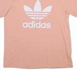 ADIDAS Womens T-Shirt Pink UK 10