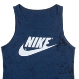 NIKE Womens Vest Blue Sleeveless M
