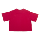 CHAMPION Crop Womens T-Shirt Red XS