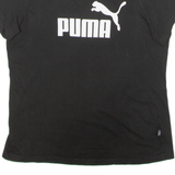 PUMA Womens T-Shirt Black Crew Neck L