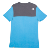 THE NORTH FACE Mens T-Shirt Blue Crew Neck S