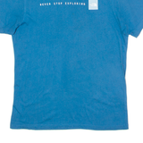 THE NORTH FACE Mens T-Shirt Blue Crew Neck S
