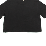 PUMA Womens T-Shirt Black Crew Neck L