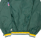 NFL Packers Mens Pullover Jacket Green Nylon USA L