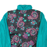 BOCOO Womens Jacket Green Nylon Paisley L