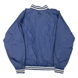 Mens Bomber Jacket Blue Nylon XL