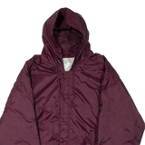 DELONG Caravel Wrestling Mens Jacket Maroon Hooded 2XL