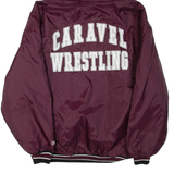 DELONG Caravel Wrestling Mens Jacket Maroon Hooded 2XL