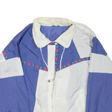 ANDY JOHNS Sports Womens Jacket Purple Colourblock XL