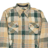 Mens Lumberjack Jacket Beige Wool Check M