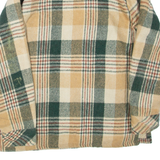 Mens Lumberjack Jacket Beige Wool Check M