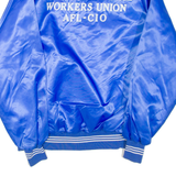 Mens Workwear Jacket Blue Nylon USA XL