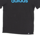 ADIDAS Mens T-Shirt Black Crew Neck M