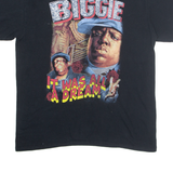 THE NOTORIOUS B.I.G. Biggie Smalls Mens T-Shirt Black USA L