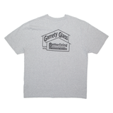 CARHARTT Garrety Glass Loose Fit Mens T-Shirt Grey Button Neck L