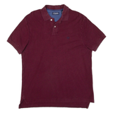 CHAPS Mens Polo Shirt Maroon M