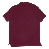CHAPS Mens Polo Shirt Maroon M