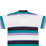 CLASSIC COLLECTION Grand Falls Golf Club Mens Polo Shirt Blue Striped L