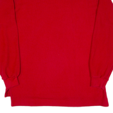 POLO RALPH LAUREN Mens Polo Shirt Red Long Sleeve XL