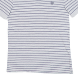 CHAPS Mens Polo Shirt Grey Striped S