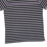 CHAPS Mens Polo Shirt Grey Striped M