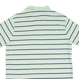 CHAPS Mens Polo Shirt Green Striped L