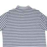 CHAPS Mens Polo Shirt Grey Striped L