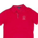 TOMMY HILFIGER Mens Polo Shirt Red 2XL