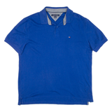 TOMMY HILFIGER Mens Polo Shirt Blue L