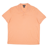 CALVIN KLEIN Mens Polo Shirt Orange XL
