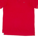 TOMMY HILFIGER Mens Polo Shirt Red M