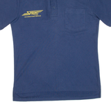 CADILLAC Mens Polo Shirt Blue M