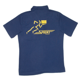 CADILLAC Mens Polo Shirt Blue M