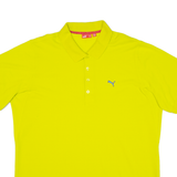 PUMA Mens Polo Shirt Green XL