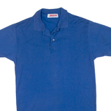 JERZEES Mens Polo Shirt Blue S