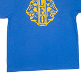 CRYSTAL SPRINGS Mens Polo Shirt Blue XL