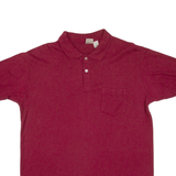 WINDRIDGE Mens Polo Shirt Maroon XL