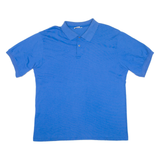 Mens Polo Shirt Blue 2XL