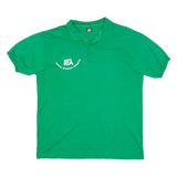 Mens Polo Shirt Green XL