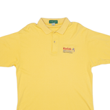 OUTER BANKS Mens Polo Shirt Yellow L