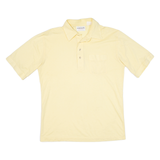 Mens Polo Shirt Yellow M