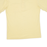 Mens Polo Shirt Yellow M