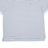 TOMMY HILFIGER Mens Polo Shirt Pink Striped 2XL