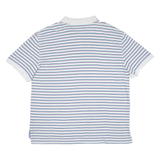 TOMMY HILFIGER Mens Polo Shirt Pink Striped 2XL