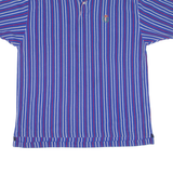 CHAPS RALPH LAUREN Mens Polo Shirt Blue Striped XL
