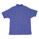 CHAPS RALPH LAUREN Mens Polo Shirt Blue Striped XL